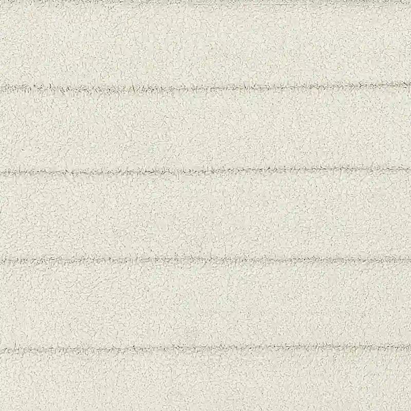 Panca Contenitore Ovale in Tessuto Teddy, Nero / Arancione / Bianco / Verde Scuro / Crema, 1 Posto
