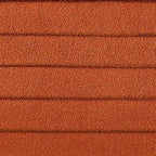 Panca Contenitore Ovale in Tessuto Teddy, Nero / Arancione / Bianco / Verde Scuro / Crema, 1 Posto