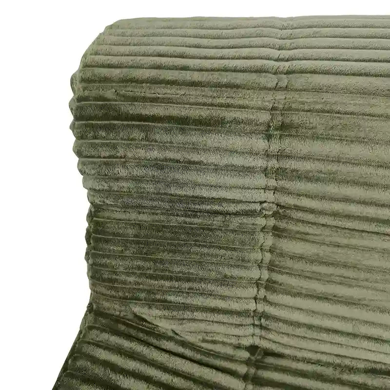 Divano a 3 posti in schiuma grigio / verde / beige / nero, nessun assemblaggio richiesto