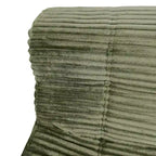 Divano a 3 posti in schiuma grigio / verde / beige / nero, nessun assemblaggio richiesto