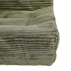 Divano a 3 posti in schiuma grigio / verde / beige / nero, nessun assemblaggio richiesto