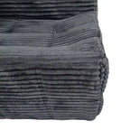 Divano a 3 posti in schiuma grigio / verde / beige / nero, nessun assemblaggio richiesto