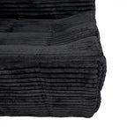Divano a 3 posti in schiuma grigio / verde / beige / nero, nessun assemblaggio richiesto