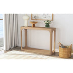 Consolle in legno di mango nero/naturale, stile moderno, 1 pezzo