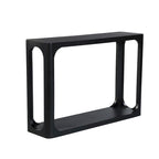 Consolle in legno di mango nero/naturale, stile moderno, 1 pezzo