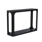 Consolle in legno di mango nero/naturale, stile moderno, 1 pezzo