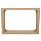 Consolle in legno di mango nero/naturale, stile moderno, 1 pezzo