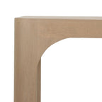 Consolle in legno di mango nero/naturale, stile moderno, 1 pezzo