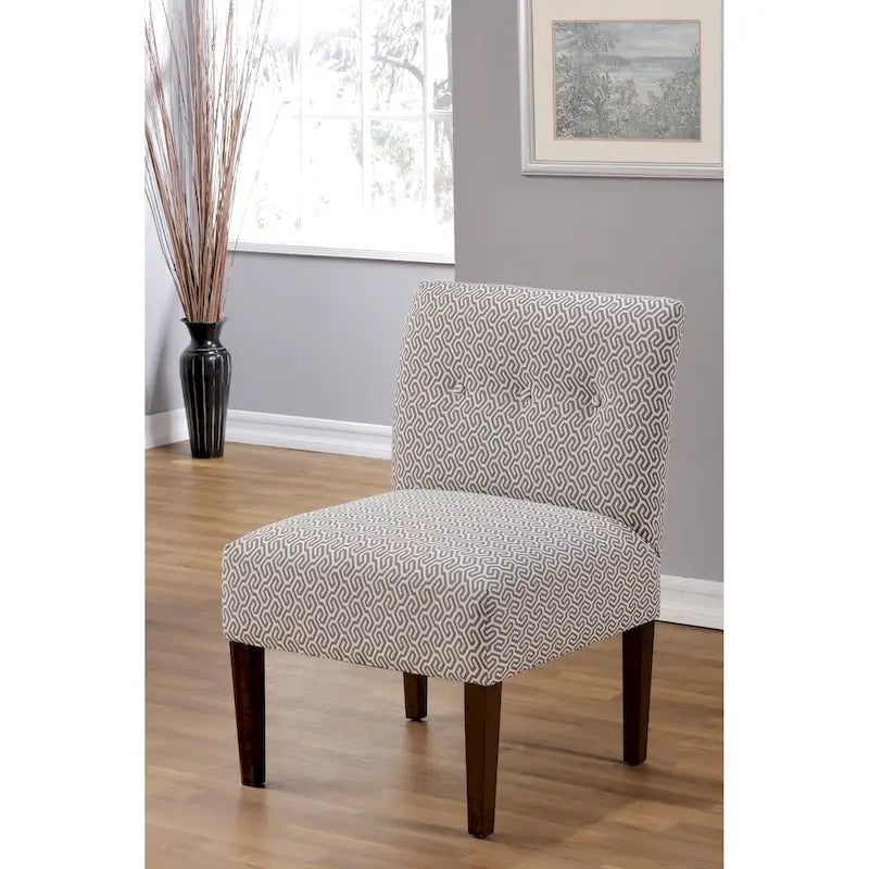 Poltroncina sfoderabile senza braccioli, imbottita a bottoni, multicolore, 1 posto