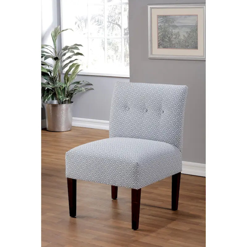 Poltroncina sfoderabile senza braccioli, imbottita a bottoni, multicolore, 1 posto