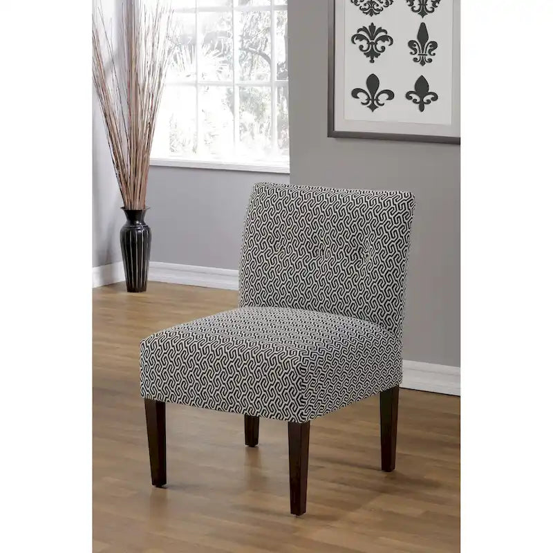 Poltroncina sfoderabile senza braccioli, imbottita a bottoni, multicolore, 1 posto