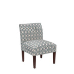Poltroncina sfoderabile senza braccioli, imbottita a bottoni, multicolore, 1 posto