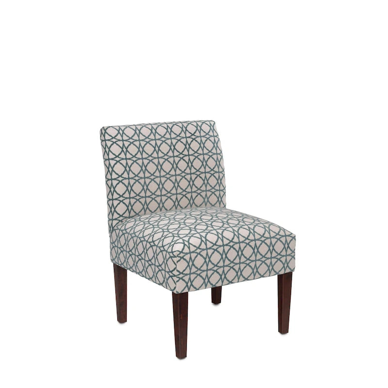 Poltroncina sfoderabile senza braccioli, imbottita a bottoni, multicolore, 1 posto
