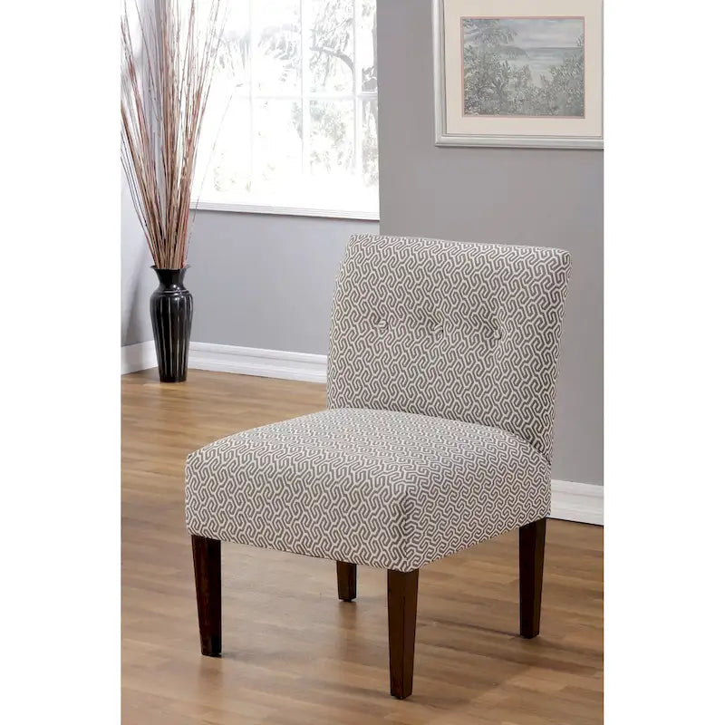 Poltroncina sfoderabile senza braccioli, imbottita a bottoni, multicolore, 1 posto