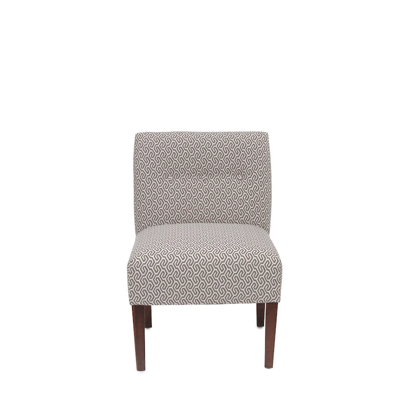 Poltroncina sfoderabile senza braccioli, imbottita a bottoni, multicolore, 1 posto
