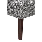 Poltroncina sfoderabile senza braccioli, imbottita a bottoni, multicolore, 1 posto