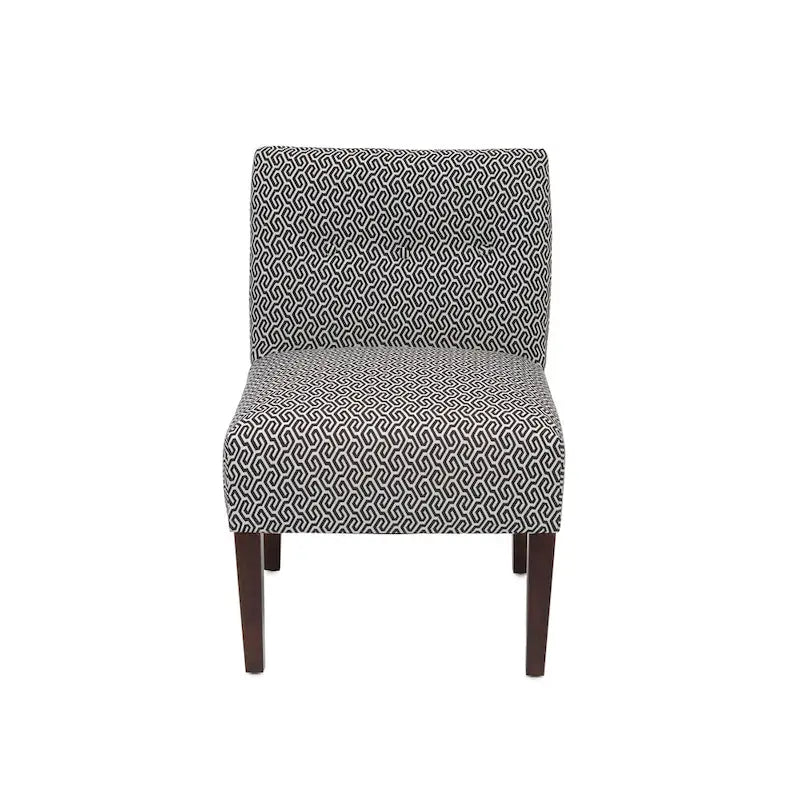 Poltroncina sfoderabile senza braccioli, imbottita a bottoni, multicolore, 1 posto