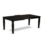 Set tavolo da pranzo nero/bianco lino con sedie Parson – 3, 7 o 9 posti