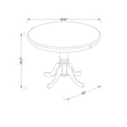 Set tavolo da pranzo nero/bianco lino con sedie Parson – 3, 7 o 9 posti