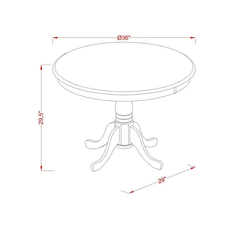 Set tavolo da pranzo nero/bianco lino con sedie Parson – 3, 7 o 9 posti