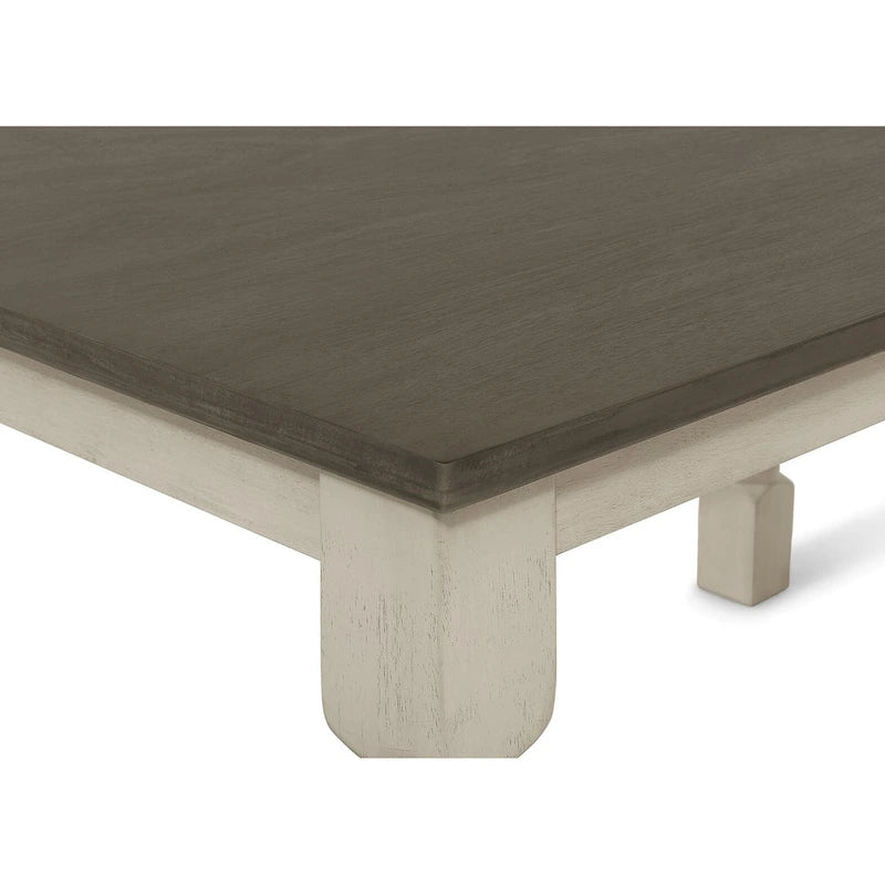 Tavolo da Pranzo Bicolore Grigio Mid-Century, 6 Posti