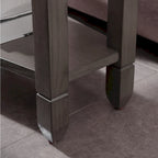 Tavolino con cuneo Smoke Grey / Rovere rustico per 1–2 posti
