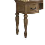 Set toeletta vintage con specchio e sgabello, 1 persona – Quercia antica / Bianco antico / Nero / Grigio scuro