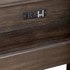 Set da 4 pezzi: Tavolo Consolle da Bar e Sgabelli Girevoli Peppercorn