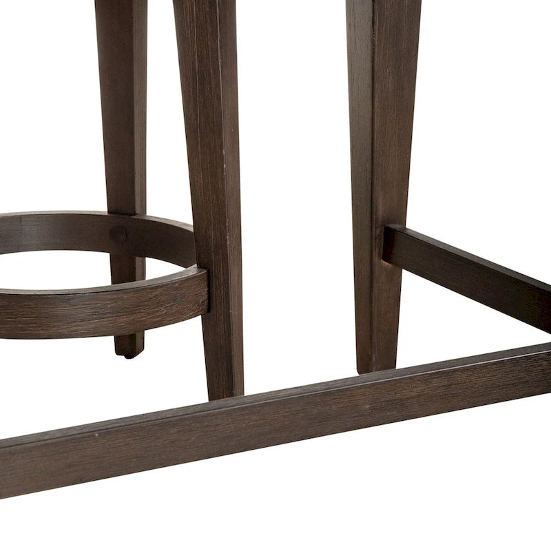 Set da 4 pezzi: Tavolo Consolle da Bar e Sgabelli Girevoli Peppercorn