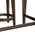 Set da 4 pezzi: Tavolo Consolle da Bar e Sgabelli Girevoli Peppercorn