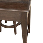 Set da 4 pezzi: Tavolo Consolle da Bar e Sgabelli Girevoli Peppercorn