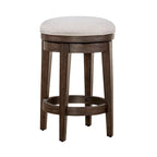 Set da 4 pezzi: Tavolo Consolle da Bar e Sgabelli Girevoli Peppercorn