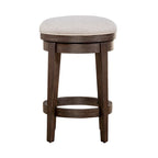 Set da 4 pezzi: Tavolo Consolle da Bar e Sgabelli Girevoli Peppercorn