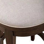 Set da 4 pezzi: Tavolo Consolle da Bar e Sgabelli Girevoli Peppercorn