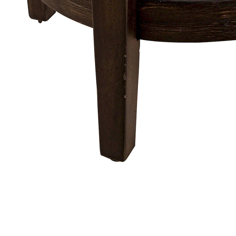Set da 4 pezzi: Tavolo Consolle da Bar e Sgabelli Girevoli Peppercorn