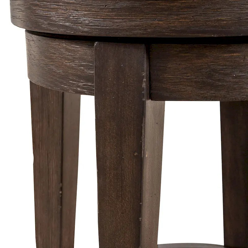 Set da 4 pezzi: Tavolo Consolle da Bar e Sgabelli Girevoli Peppercorn