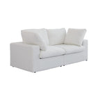 Divano modulare 2 posti con cuscini – Nero / Grigio / Bianco / Cachi