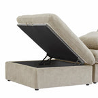 Divano modulare 2 posti con cuscini – Nero / Grigio / Bianco / Cachi