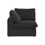 Divano modulare 2 posti con cuscini – Nero / Grigio / Bianco / Cachi