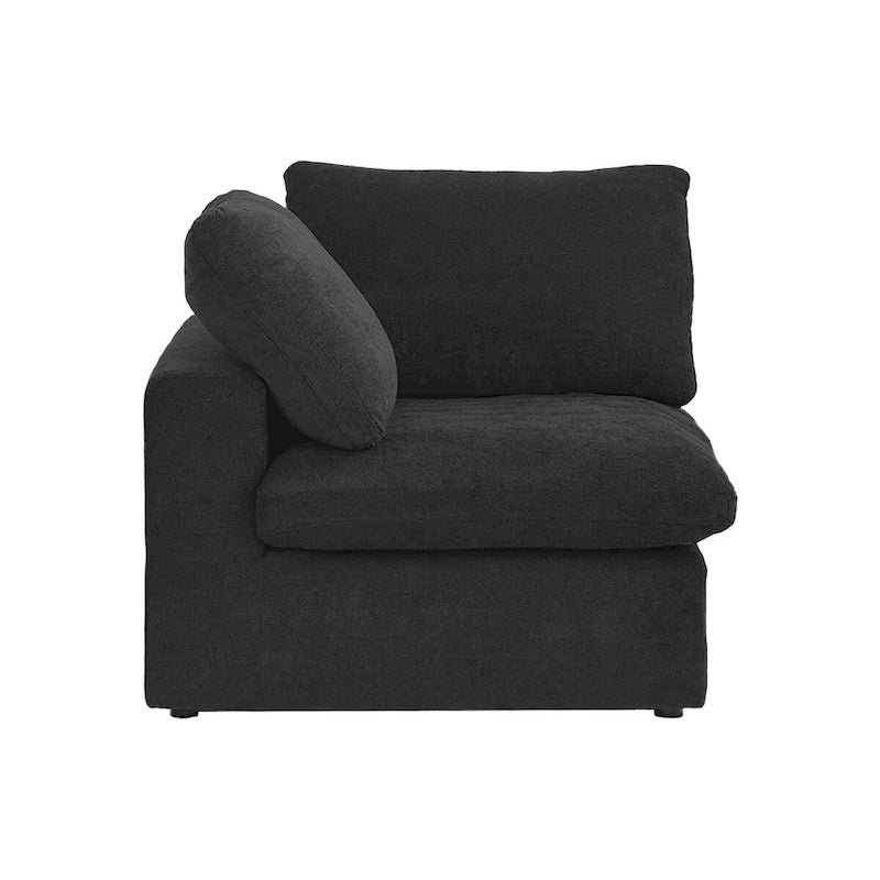 Divano modulare 2 posti con cuscini – Nero / Grigio / Bianco / Cachi