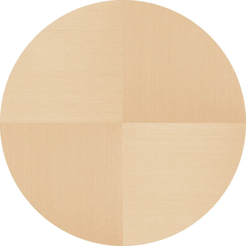 Tavolo da pranzo rotondo, bianco/nero/marmo, base in metallo, per 2-4 persone