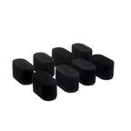 Cuscini Espositori per Gioielli in Velluto Bianco e Nero, Set da 8