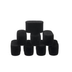 Cuscini Espositori per Gioielli in Velluto Bianco e Nero, Set da 8